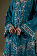 Embroidered Shirt Shalwar Shawl - 0242