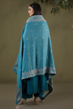 Embroidered Shirt Shalwar Shawl - 0242