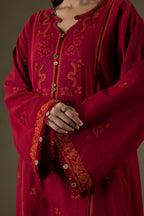 Embroidered Shirt Shalwar Shawl - 0243