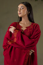 Embroidered Shirt Shalwar Shawl - 0243