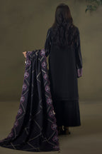 Embroidered Shirt Shalwar Shawl - 0244