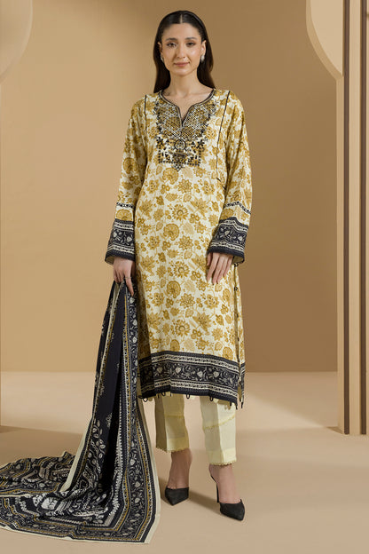 Embroidered Shirt Dupatta - 0255