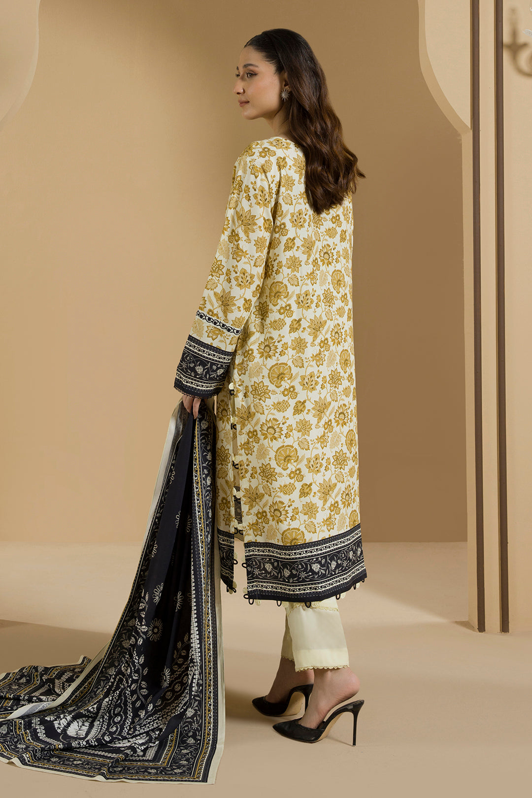 Embroidered Shirt Dupatta - 0255