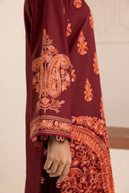 Embroidered Shirt Shalwar Shawl - 0256