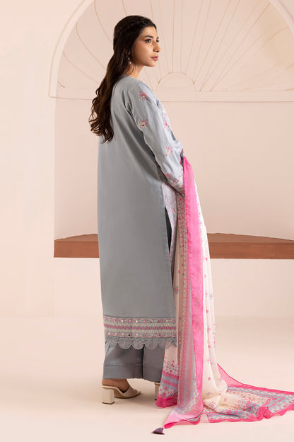 Embroidered Shirt Shalwar Dupatta - 0257