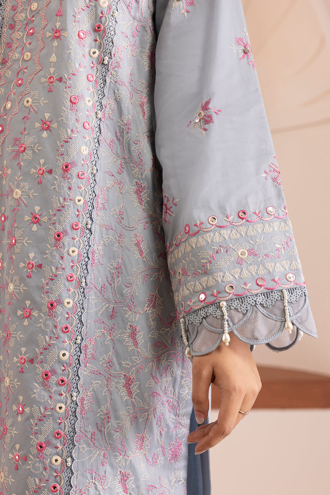 Embroidered Shirt Shalwar Dupatta - 0257