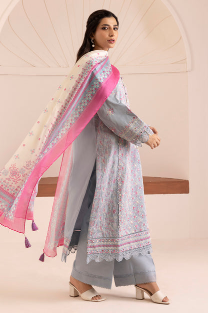 Embroidered Shirt Shalwar Dupatta - 0257