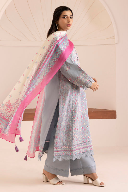 Embroidered Shirt Shalwar Dupatta - 0257