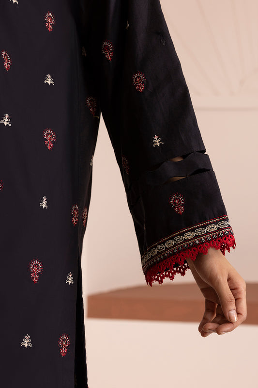Embroidered Shirt Shalwar Shawl - 0258
