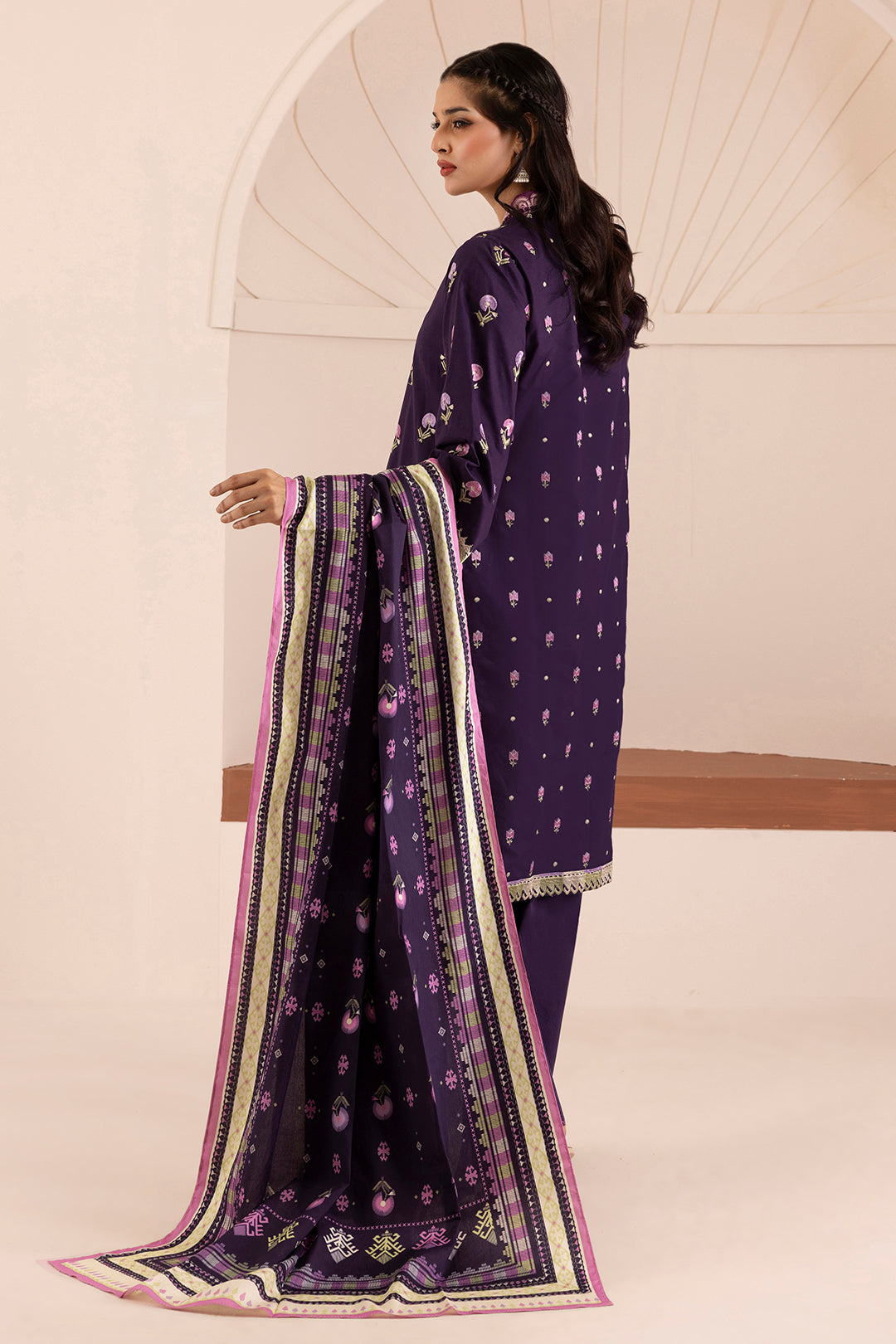 Embroidered Shirt Shalwar Dupatta - 0261