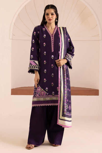 Embroidered Shirt Shalwar Dupatta - 0261