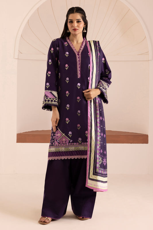 Embroidered Shirt Shalwar Dupatta - 0261