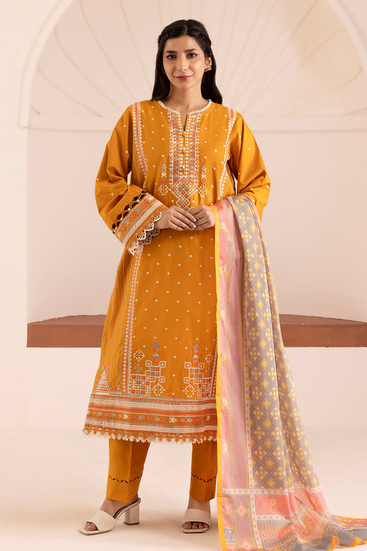Embroidered Shirt Shalwar Dupatta - 0262