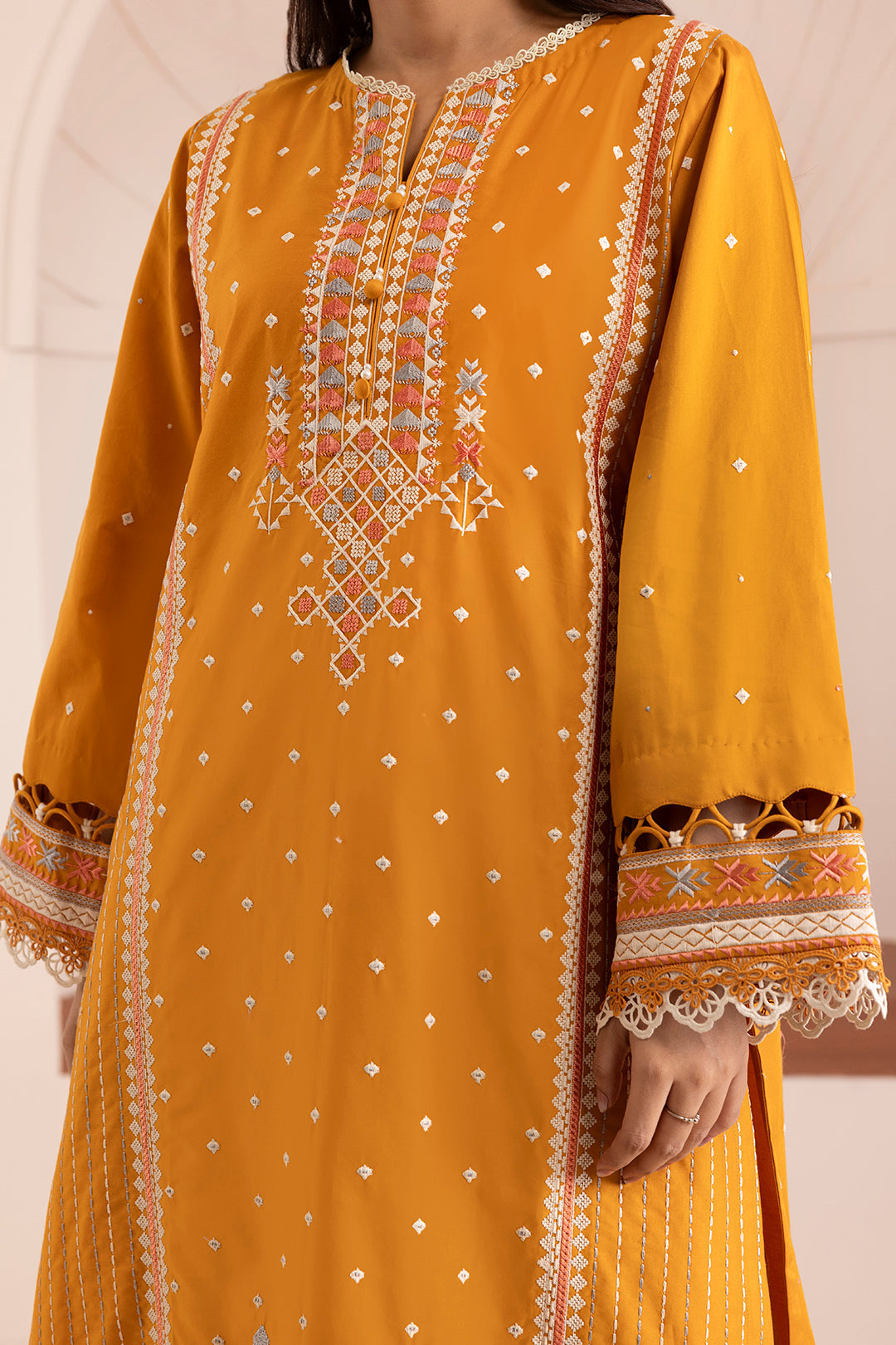 Embroidered Shirt Shalwar Dupatta - 0262
