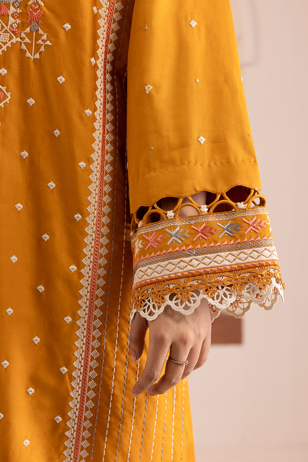 Embroidered Shirt Shalwar Dupatta - 0262