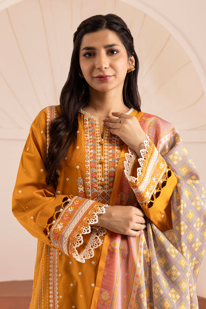 Embroidered Shirt Shalwar Dupatta - 0262