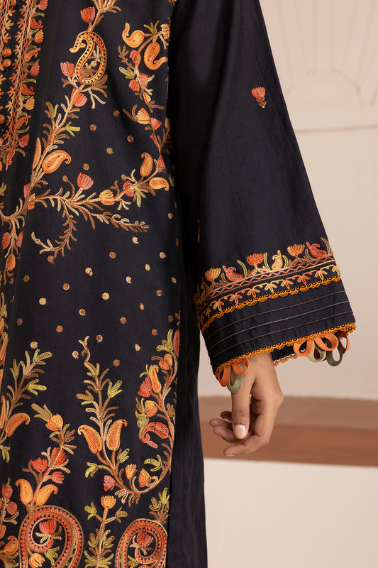 Embroidered Shirt Shalwar Shawl - 0264