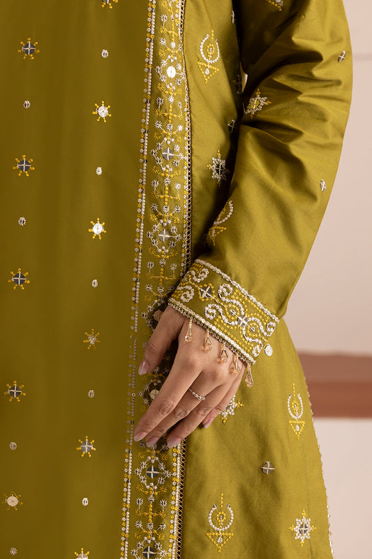 Embroidered Shirt Shalwar Shawl - 0265