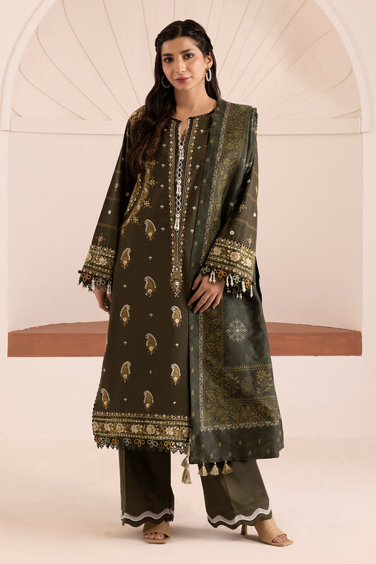 Embroidered Shirt Shalwar Dupatta - 0266