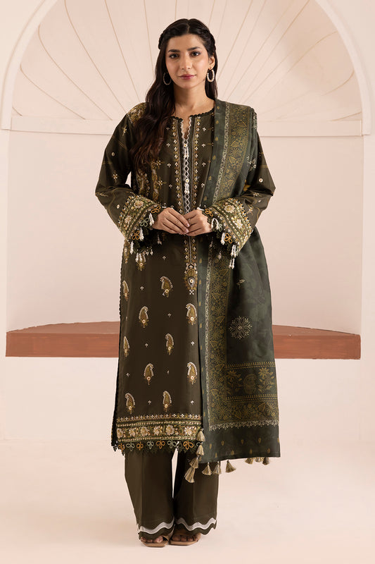 Embroidered Shirt Shalwar Dupatta - 0266
