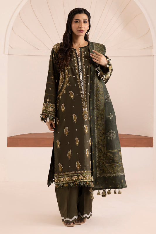 Embroidered Shirt Shalwar Dupatta - 0266