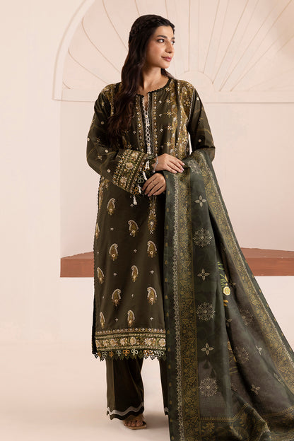 Embroidered Shirt Shalwar Dupatta - 0266