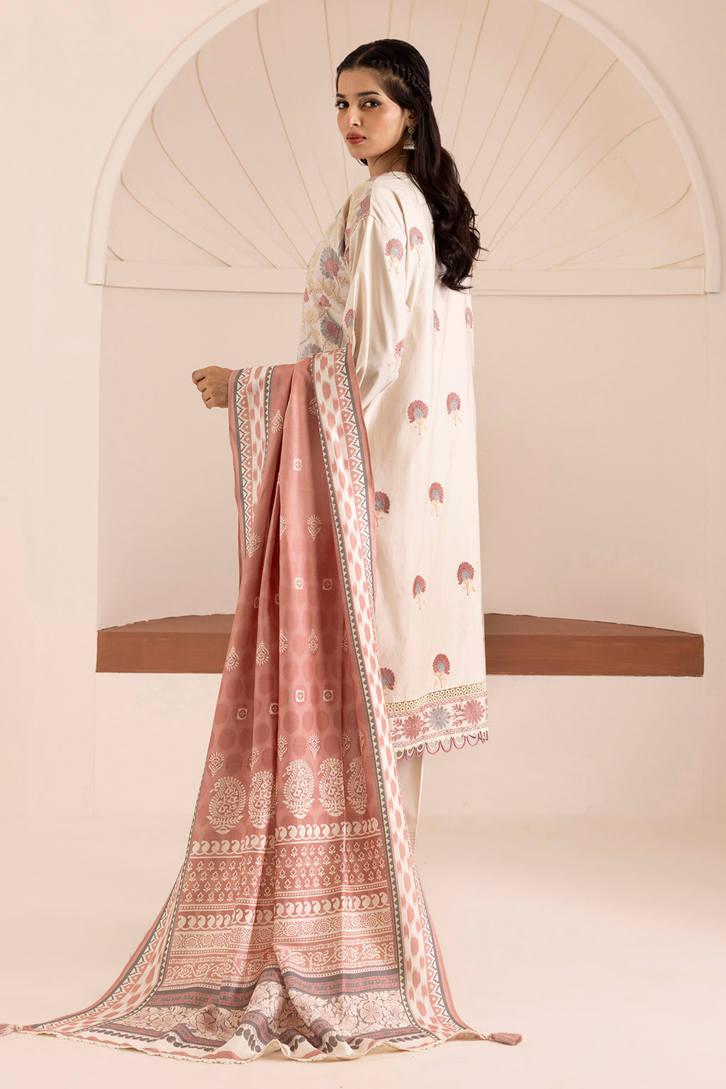 Embroidered Shirt Shalwar Dupatta - 0267