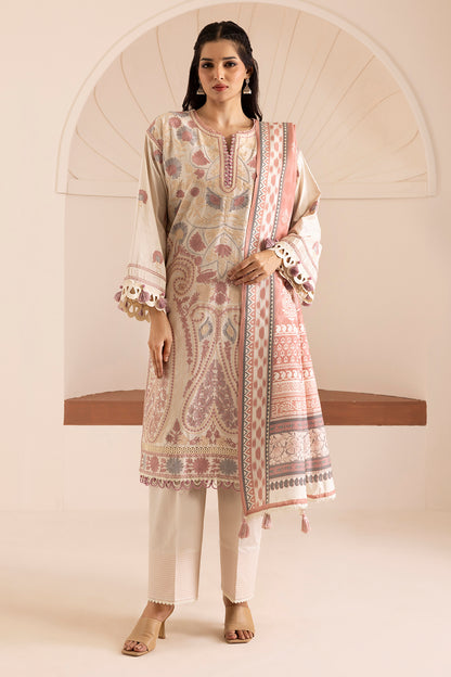 Embroidered Shirt Shalwar Dupatta - 0267