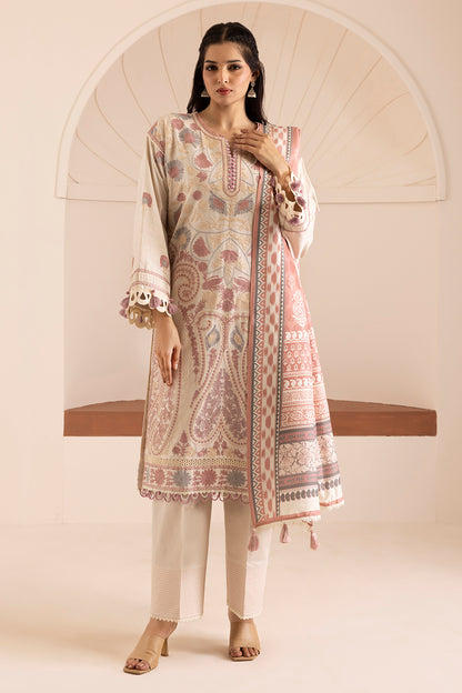 Embroidered Shirt Shalwar Dupatta - 0267