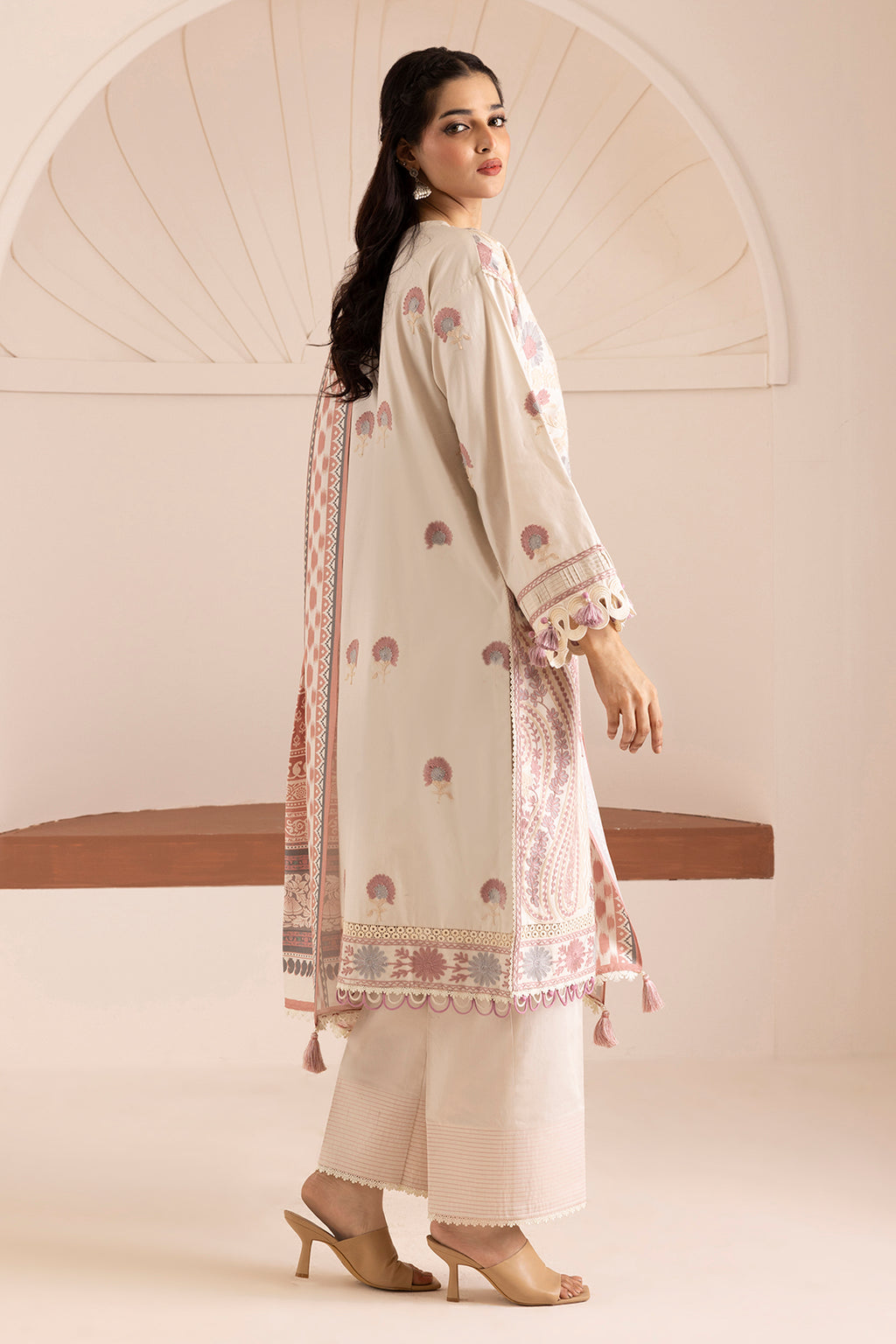 Embroidered Shirt Shalwar Dupatta - 0267