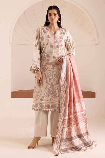 Embroidered Shirt Shalwar Dupatta - 0267