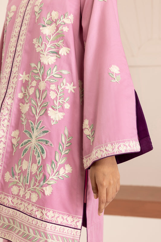 Embroidered Shirt Shalwar Shawl - 0268