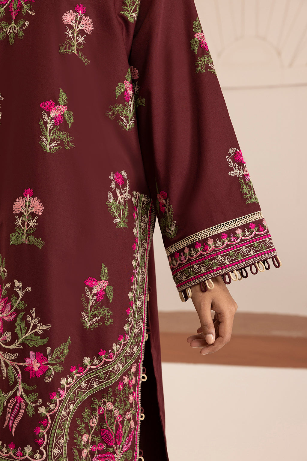 Embroidered Shirt Shalwar Dupatta - 0269