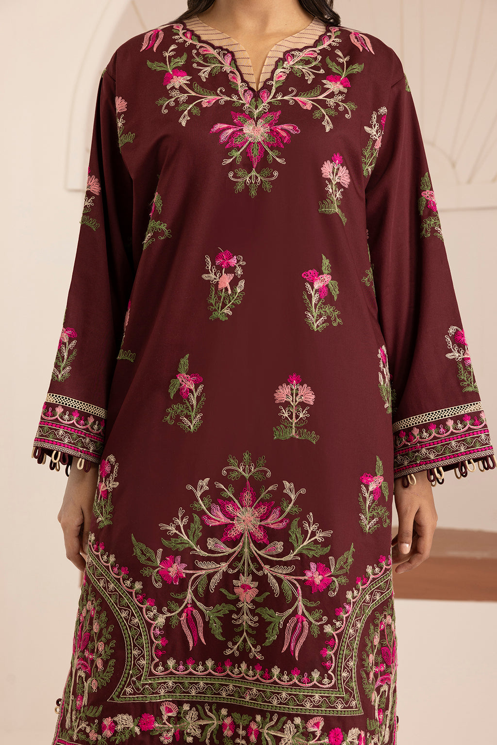 Embroidered Shirt Shalwar Dupatta - 0269