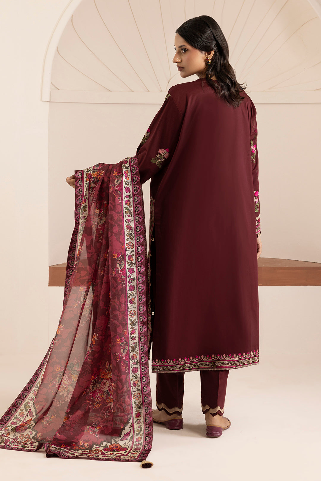 Embroidered Shirt Shalwar Dupatta - 0269