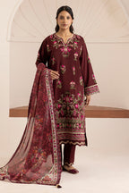 Embroidered Shirt Shalwar Dupatta - 0269