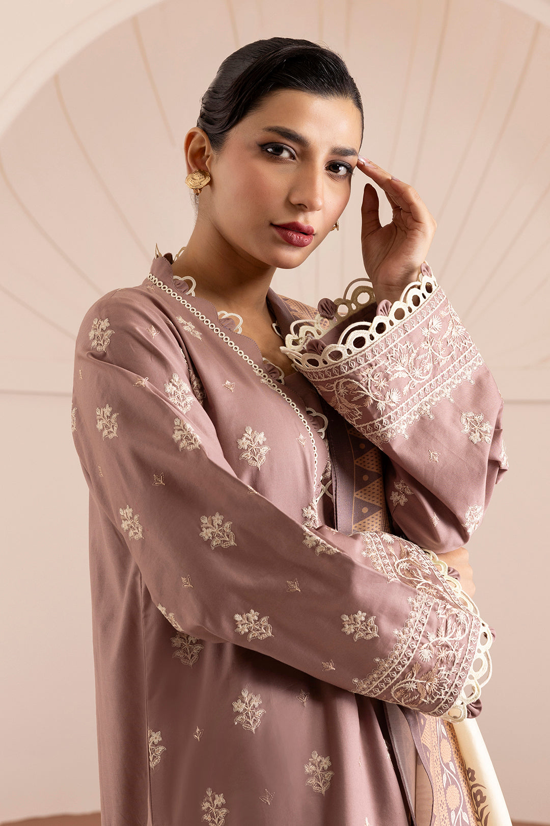 Embroidered Shirt Shalwar Dupatta - 0270