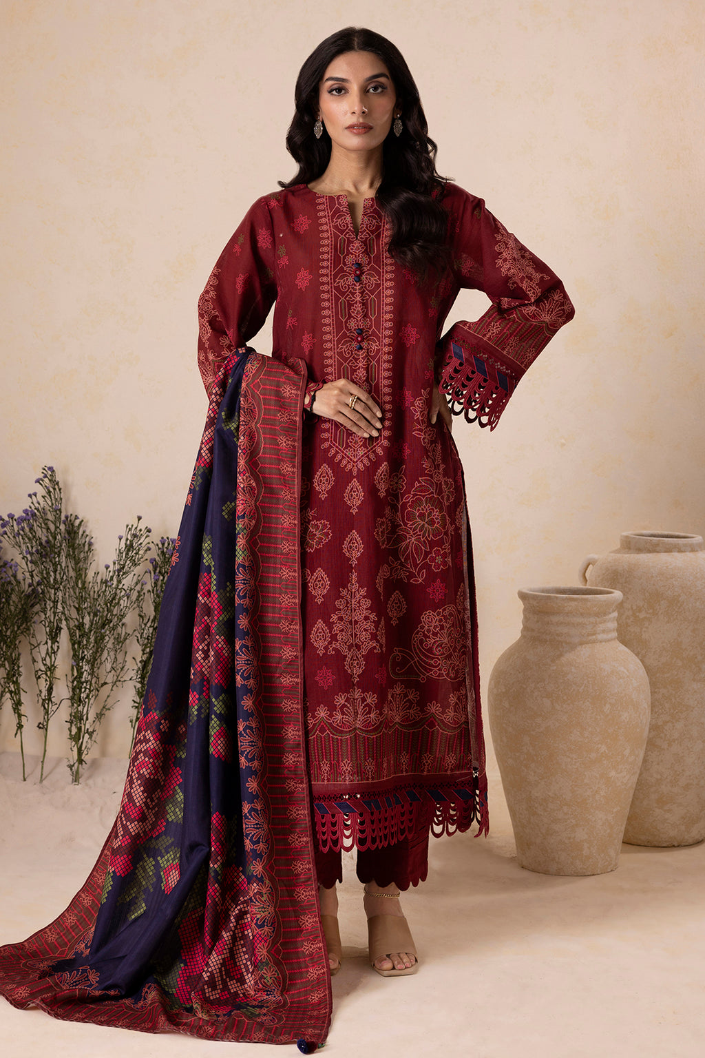 Shirt Shalwar Shawl - 0142