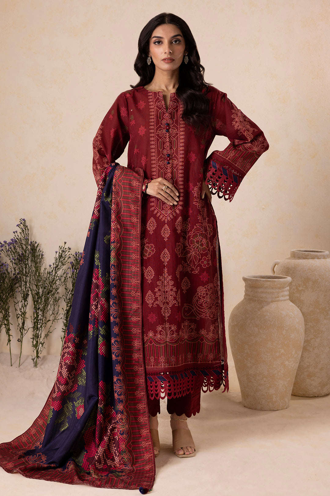 Shirt Shalwar Shawl - 0142