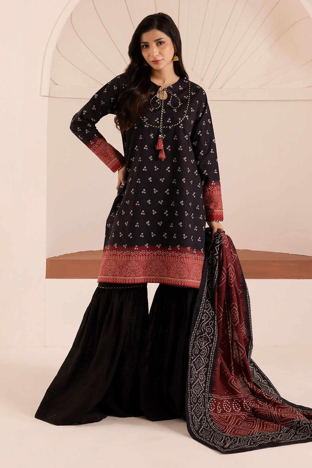 Shirt Shalwar Dupatta - 0274