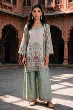 Embroidered Shirt Shalwar - 0105