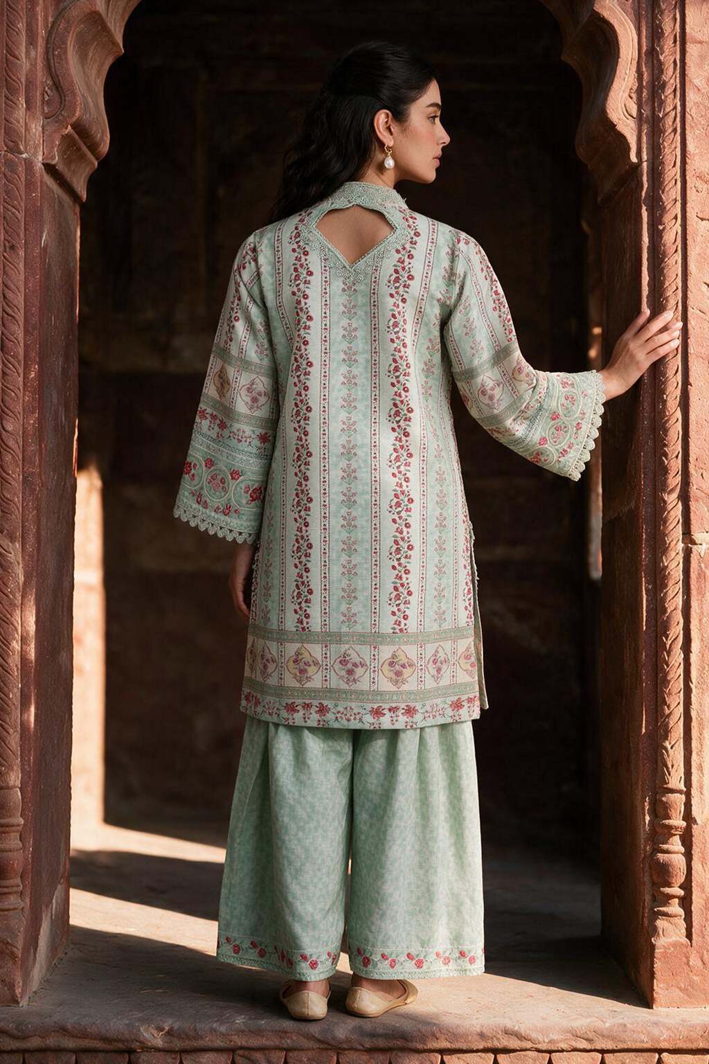 Embroidered Shirt Shalwar - 0105