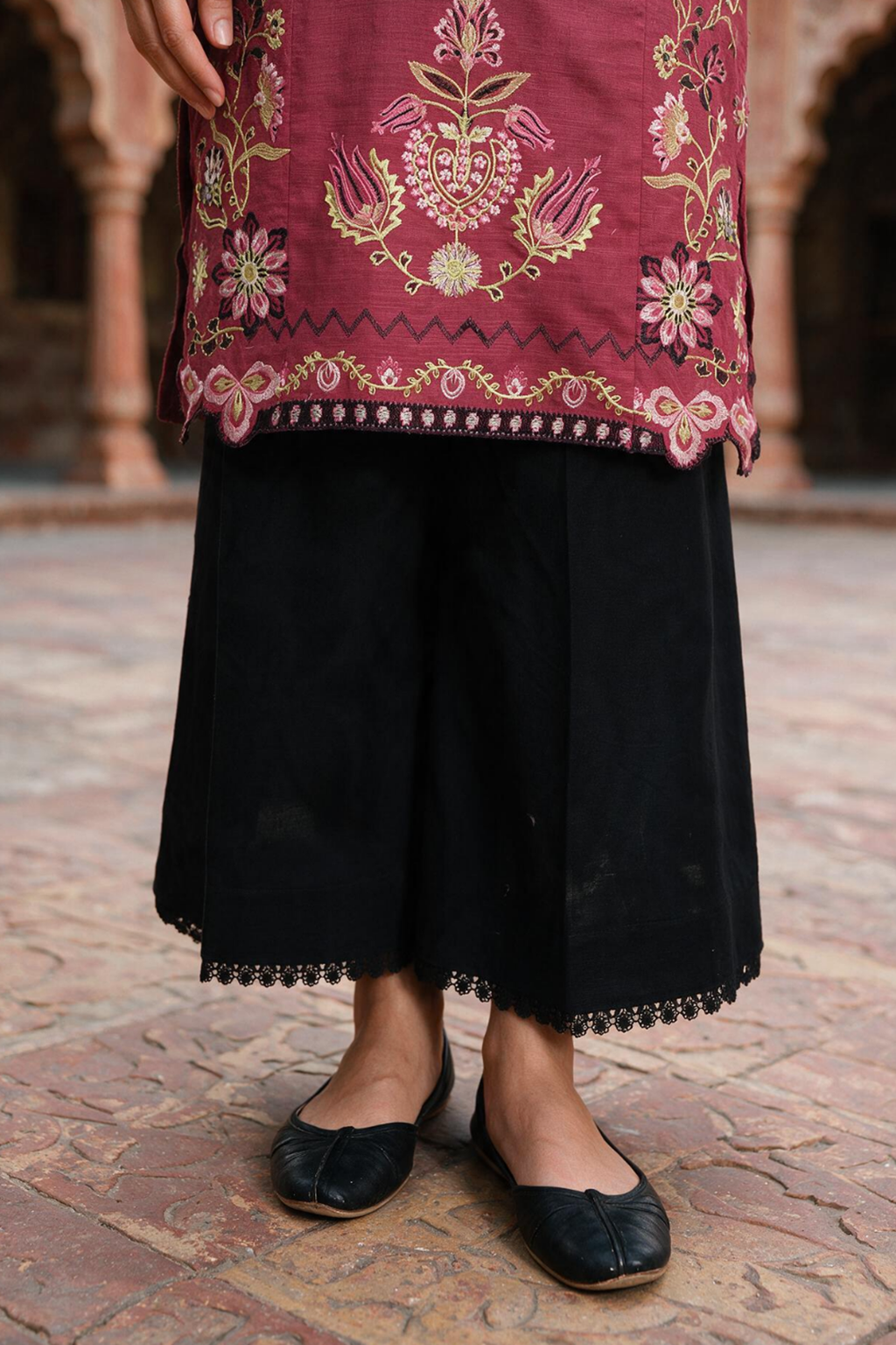 Embroidered Shirt Shalwar - 0107