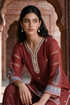 Embroidered Shirt Shalwar - 0109