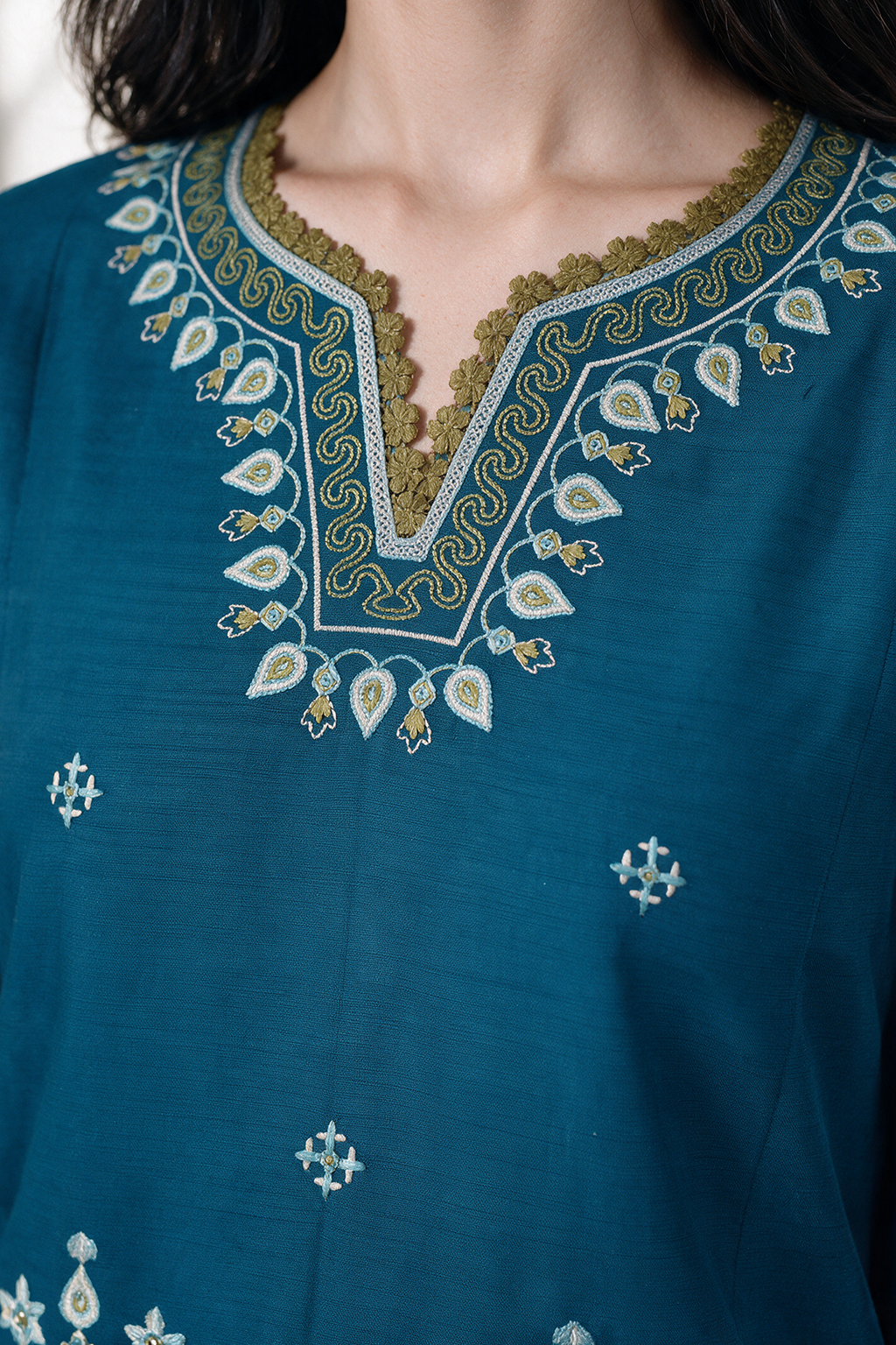 Embroidered Shirt Shalwar - 0279
