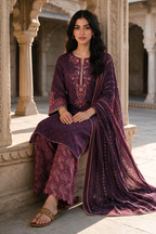 Embroidered Shirt Shalwar Dupatta - 0165