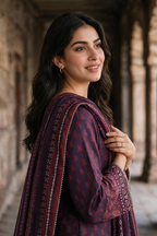 Embroidered Shirt Shalwar Dupatta - 0165