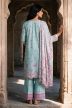 Embroidered Shirt Shalwar Dupatta - 0166