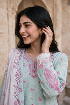 Embroidered Shirt Shalwar Dupatta - 0166