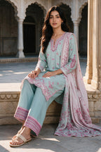 Embroidered Shirt Shalwar Dupatta - 0166